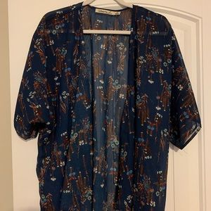 Sheer Floral Cardigan